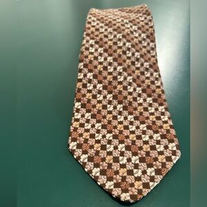 Britrania Brown Patterned Men's Tie